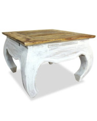 Table d'appoint bois d'acajou massif 50x50x35 cm | Mobilier & Déco