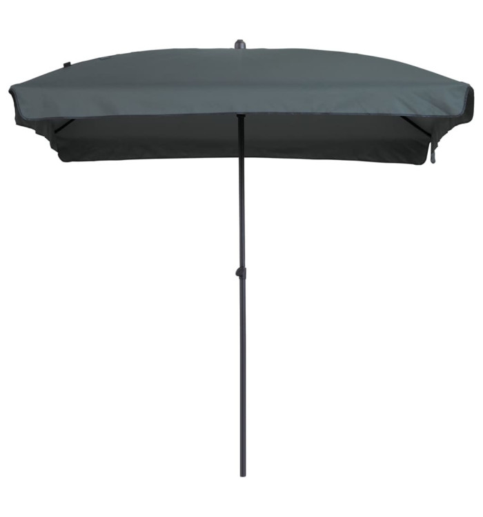 Madison Parasol de jardin Patmos Luxe rectangulaire 210x140 cm gris | Mobilier & Déco