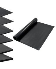 Tapis en caoutchouc antidérapant 1,2x5 m 3 mm Lisse | Mobilier & Déco