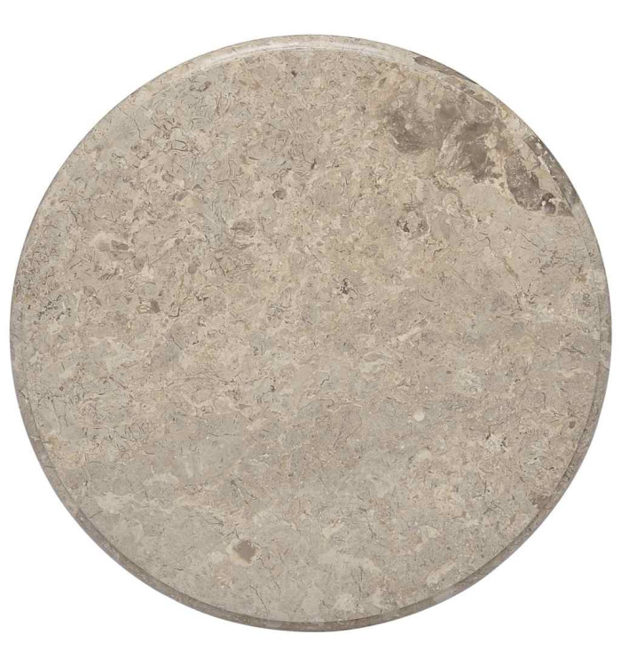 Dessus de table Gris Ø60x2,5 cm Marbre | Mobilier & Déco