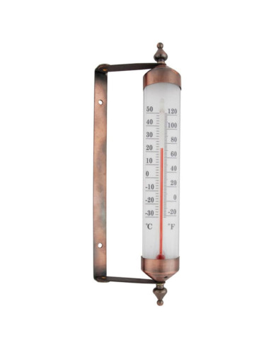 Esschert Design Thermomètre de fenêtre Zinc 25 cm TH70 | Mobilier & Déco