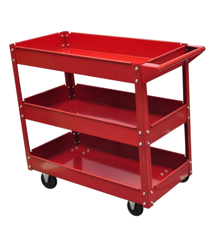 Chariot à outils pour atelier 100 kg | Mobilier & Déco