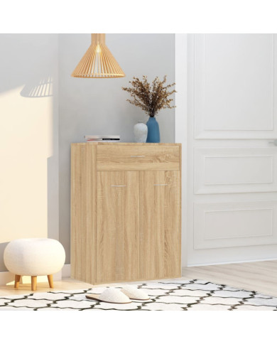 Armoire à chaussures Chêne sonoma 60x35x84 cm Bois d'ingénierie | Mobilier & Déco
