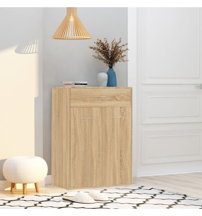 Armoire à chaussures Chêne sonoma 60x35x84 cm Bois d'ingénierie | Mobilier & Déco