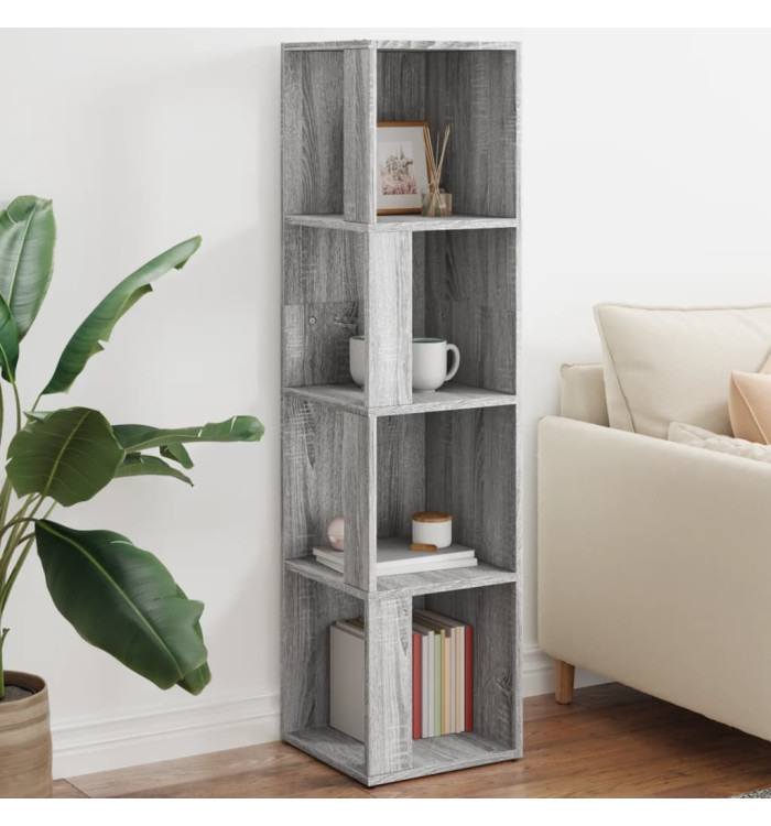 Armoire d'angle Sonoma gris 33x33x132 cm Bois d'ingénierie | Mobilier & Déco