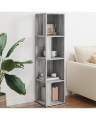 Armoire d'angle Sonoma gris 33x33x132 cm Bois d'ingénierie | Mobilier & Déco
