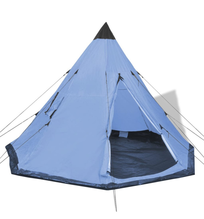 Tente pour 4 personnes Bleu | Mobilier & Déco