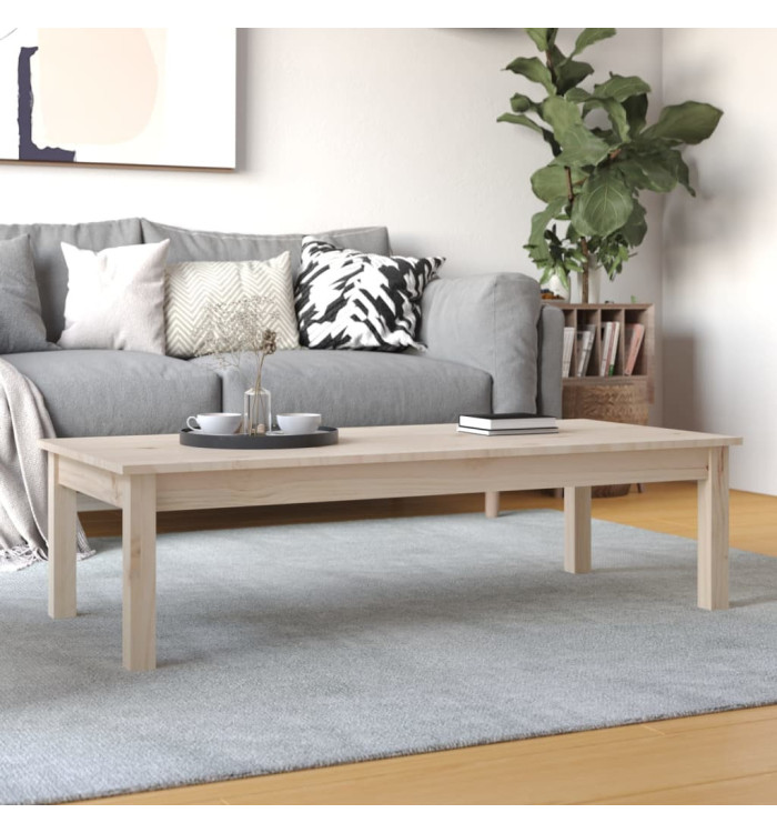 Table basse 110x50x30 cm Bois massif de pin | Mobilier & Déco
