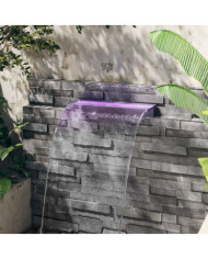 Déversoir pour cascade avec LED RVB Acrylique 60 cm | Mobilier & Déco