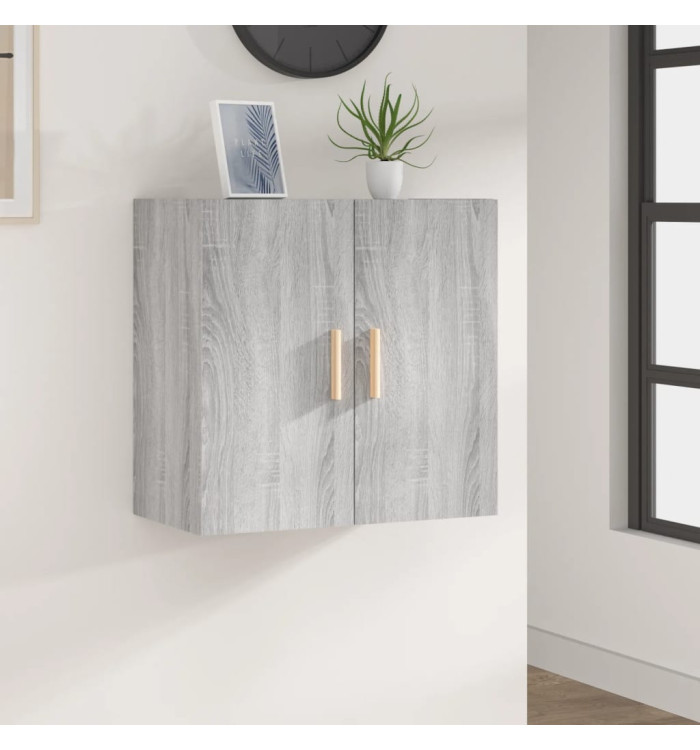 Armoire murale Sonoma gris 60x30x60 cm Bois d'ingénierie | Mobilier & Déco
