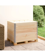 Colliers de palette 3 pcs 60x80 cm Bois de pin solide | Mobilier & Déco