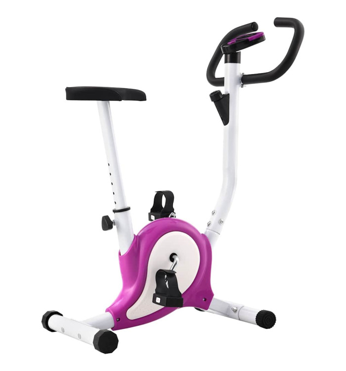 Vélo d'appartement avec résistance à courroie Violet | Mobilier & Déco