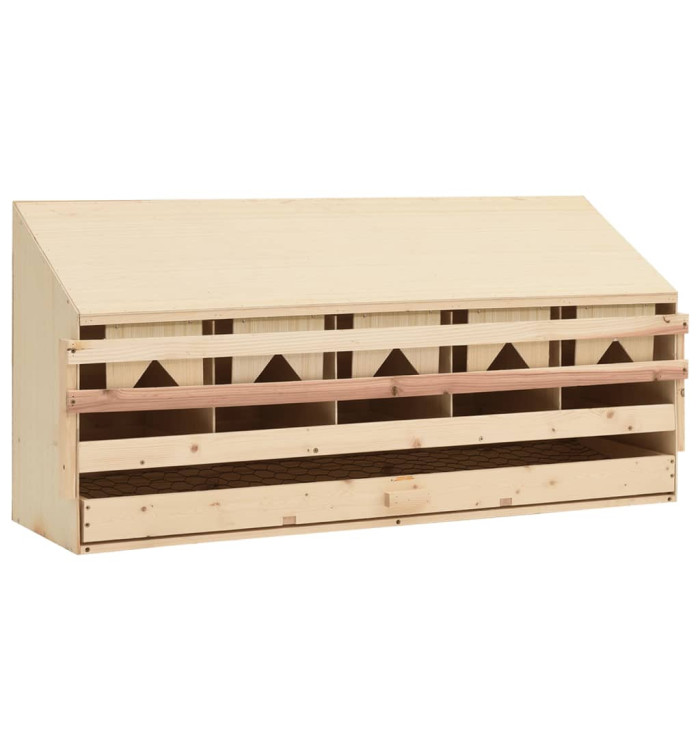 Pondoir 5 compartiments 117x33x54 cm bois de pin massif | Mobilier & Déco