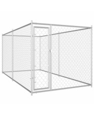 Chenil d'extérieur pour chiens 382x192x185 cm | Mobilier & Déco