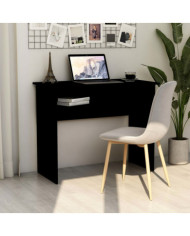 Bureau Noir 90x50x74 cm Bois d'ingénierie | Mobilier & Déco