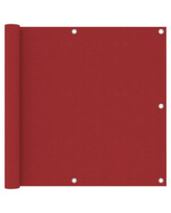 Écran de balcon Rouge 90x500 cm Tissu Oxford | Mobilier & Déco