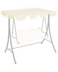 Toit de rechange de balançoire crème 188/168x145/110 cm | Mobilier & Déco