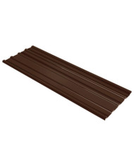 Panneaux de toiture 12 pcs Acier galvanisé Marron | Mobilier & Déco