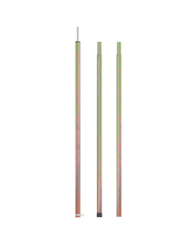 Mât de tente télescopique longueur 170-255 cm acier galvanisé | Mobilier & Déco