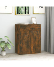 Buffet Chêne fumé 60x30x75 cm Bois d'ingénierie | Mobilier & Déco
