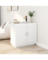 Buffet Blanc 80x40x75 cm Bois d'ingénierie | Mobilier & Déco
