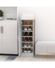 Meuble à chaussures Sonoma gris 32x35x92 cm Bois d'ingénierie | Mobilier & Déco