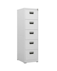 Classeur Gris clair 46x62x164 cm Acier | Mobilier & Déco