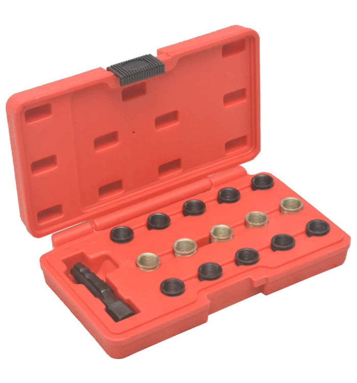 Kit réparation filetage bougie de préchauffage 16 pcs M14x1,25 | Mobilier & Déco