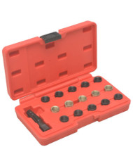Kit réparation filetage bougie de préchauffage 16 pcs M14x1,25 | Mobilier & Déco