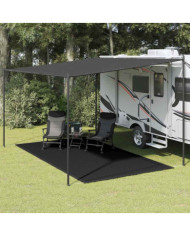Tapis de tente 250x450 cm Noir | Mobilier & Déco