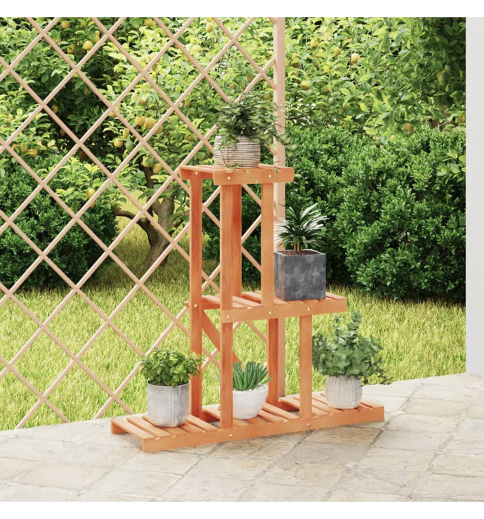 Support à fleurs 81x25x75,5 cm bois massif de sapin | Mobilier & Déco