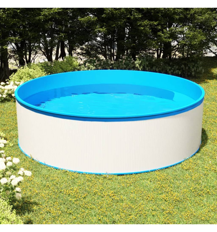 Piscine à éclaboussures 350x90 cm Blanc | Mobilier & Déco