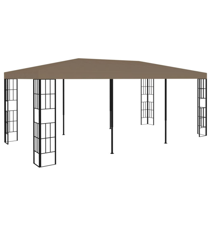 Belvédère 6x3 m Taupe | Mobilier & Déco