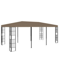 Belvédère 6x3 m Taupe | Mobilier & Déco