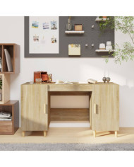 Bureau Chêne sonoma 140x50x75 cm Bois d'ingénierie | Mobilier & Déco