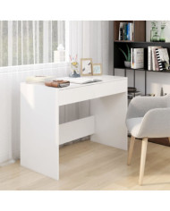 Bureau Blanc 101x50x76,5 cm Aggloméré | Mobilier & Déco