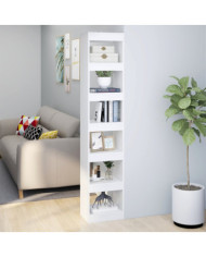 Bibliothèque/Séparateur de pièce Blanc 40x30x198 cm | Mobilier & Déco