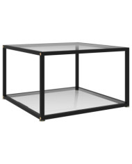 Table basse Transparent 60x60x35 cm Verre trempé | Mobilier & Déco