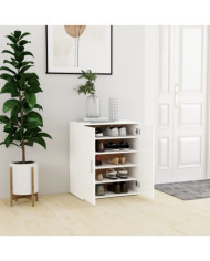 Armoire à chaussures Blanc 60x35x70 cm Bois d’ingénierie | Mobilier & Déco