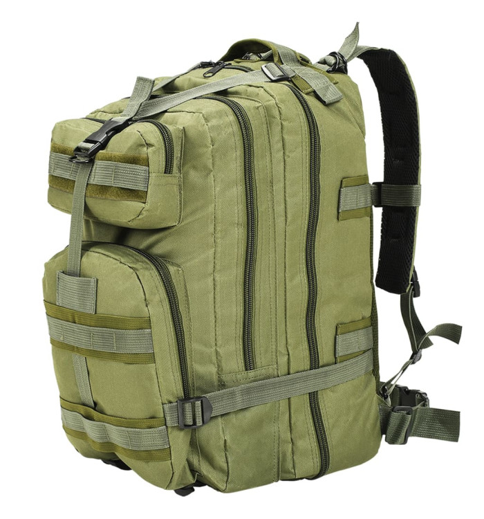 Sac à dos en style militaire 50 L Vert olive | Mobilier & Déco
