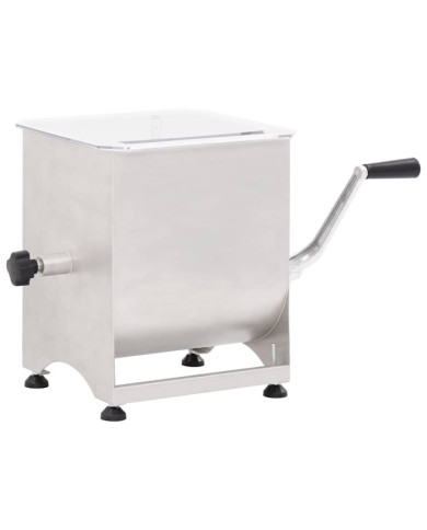 Mélangeur de viande avec boîte de vitesse Argenté Inox | Mobilier & Déco