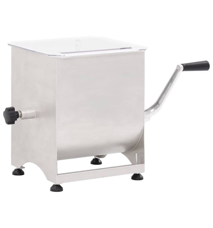 Mélangeur de viande avec boîte de vitesse Argenté Inox | Mobilier & Déco