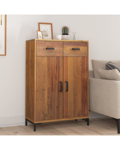 Étagère à chaussures 75x40x110 cm Bois pin massif | Mobilier & Déco
