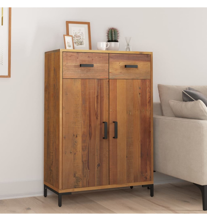 Étagère à chaussures 75x40x110 cm Bois pin massif | Mobilier & Déco