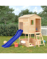 Aire de jeux d'extérieur bois massif de sapin | Mobilier & Déco
