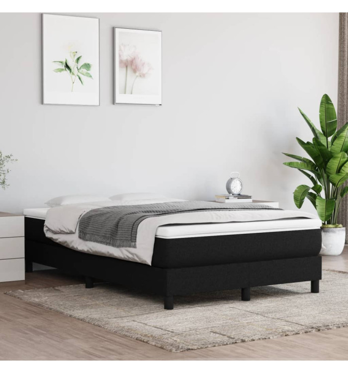 Matelas de lit à ressorts ensachés Noir 120x200x20 cm Tissu | Mobilier & Déco