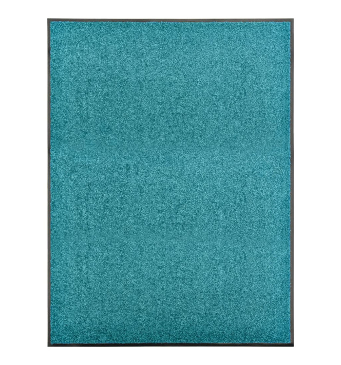 Paillasson lavable Cyan 90x120 cm | Mobilier & Déco