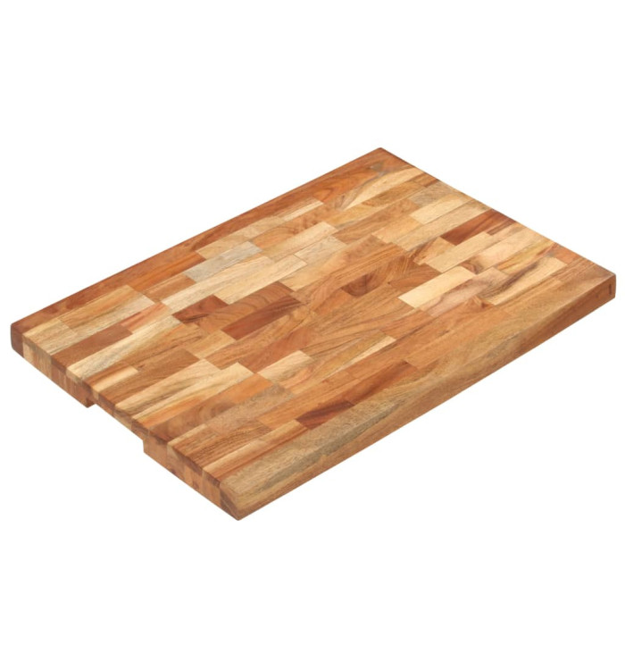 Planche à découper 60x40x4 cm Bois d'acacia massif | Mobilier & Déco