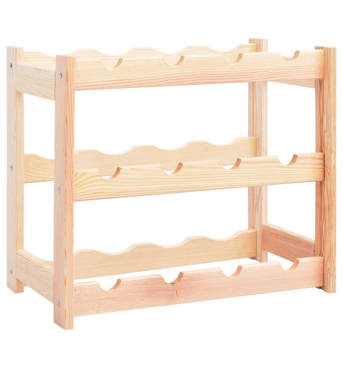 Casier à bouteilles pour 12 bouteilles Pinède | Mobilier & Déco