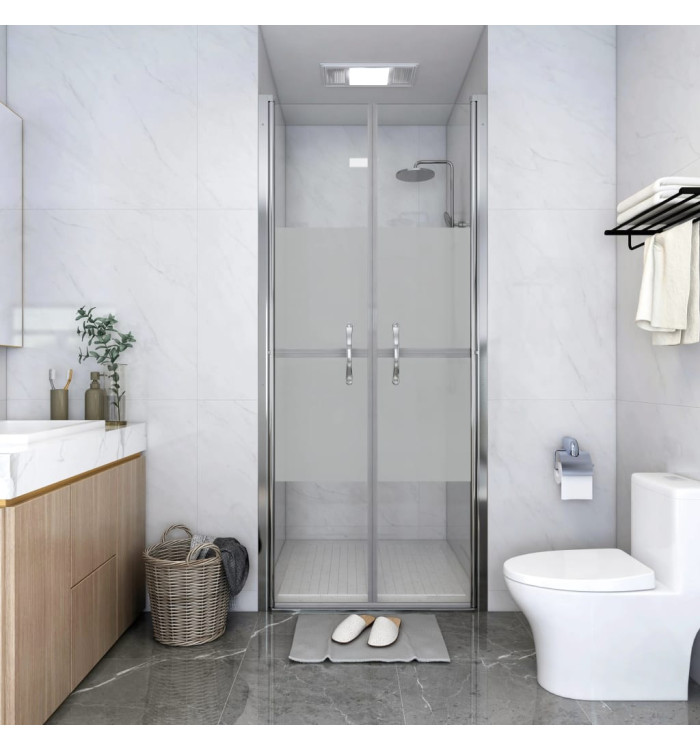 Porte de douche ESG demi-dépoli 96x190 cm | Mobilier & Déco